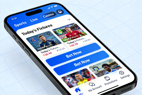 Antarmuka mobile M88 Sports yang responsif dan dioptimalkan untuk smartphone