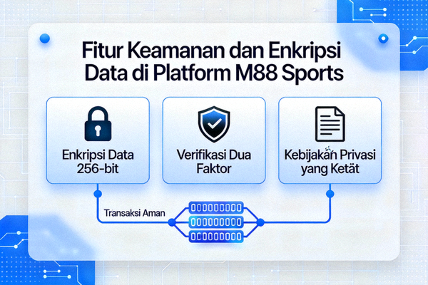 Fitur keamanan dan enkripsi data di platform M88 Sports